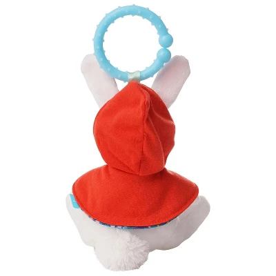 Manhattan Toy Fairytale Rabbit Plush Baby Travel Toy With Chime, Crinkle Ears And Teether Clip-on Attachment 7 Manhattan Toy Fairytale Rabbit Plush Baby Travel Toy With Chime, Crinkle Ears And Teether Clip-on Attachment - Image 7