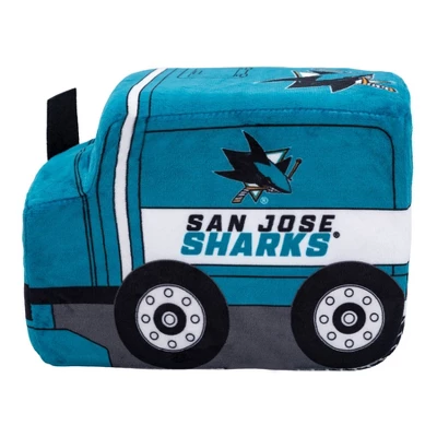 Bleacher Creatures San Jose Sharks Zamboni 7" Kuricha Plush 2 Bleacher Creatures San Jose Sharks Zamboni 7" Kuricha Plush - Image 2