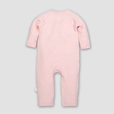 Burt's Bees Baby Burt's Bees Baby® Girls' Organic Cotton Quilted Bee Wrap Front Jumpsuit - Blossom 0-3M 1 Burt's Bees Baby Burt's Bees Baby® Girls' Organic Cotton Quilted Bee Wrap Front Jumpsuit - Blossom 0-3M