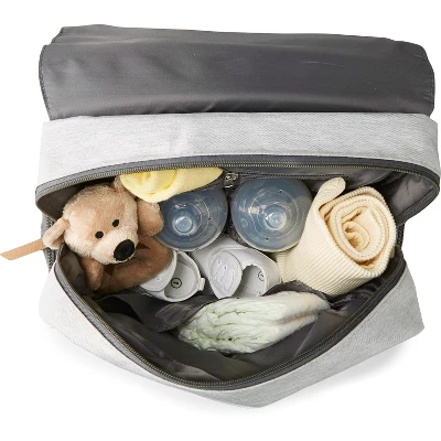 Eddie Bauer Cascade Back Pack Diaper Bag - Black/Gray 8 Eddie Bauer Cascade Back Pack Diaper Bag - Black/Gray - Image 8