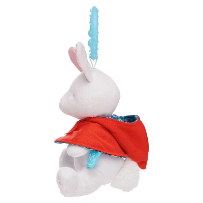 Manhattan Toy Fairytale Rabbit Plush Baby Travel Toy With Chime, Crinkle Ears And Teether Clip-on Attachment 8 Manhattan Toy Fairytale Rabbit Plush Baby Travel Toy With Chime, Crinkle Ears And Teether Clip-on Attachment - Image 8