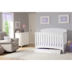 Delta Children Archer 4-in-1 Convertible Crib - Bianca White -Baby Trend Store GUEST 92441d67 a6f7 4ab9 a925 1fa36f96fefc
