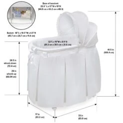 Badger Basket Wishes Oval Bassinet 20 Badger Basket Wishes Oval Bassinet -Baby Trend Store GUEST 93c53299 52e8 4c1a bd01 ffda9196a410