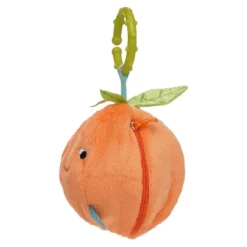 Manhattan Toy Mini-Apple Farm Orange Baby Travel Toy With Rattle, Squeaker, Crinkle Fabric & Teether Clip-on Attachment -Baby Trend Store GUEST a174ddb8 6968 4758 a201 886ba469d0ac