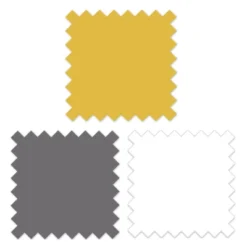 Bacati - 3 Layer Ruffled Crib/Toddler Bed Skirt - White/Yellow/Gray -Baby Trend Store GUEST a38c9975 a760 4222 b3c6 576146d87657