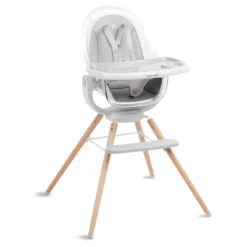 Munchkin Cloud Baby High Chair With 360° Swivel - Clear