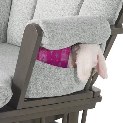 Child Craft Tranquil Glider And Ottoman - Dapper Gray 5 Child Craft Tranquil Glider And Ottoman - Dapper Gray - Image 5