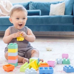 Infantino Go Gaga! Super Soft 1st Building Blocks