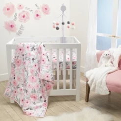 Bedtime Originals Blossom Fitted Mini Crib Sheet - Pink, Gray, White, Floral 7 Bedtime Originals Blossom Fitted Mini Crib Sheet - Pink, Gray, White, Floral -Baby Trend Store GUEST aa26cfd0 e3e8 4715 a094 833b9cf3c437