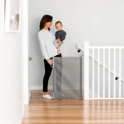 Perma Child Safety Wide Retractable Gate - Gray