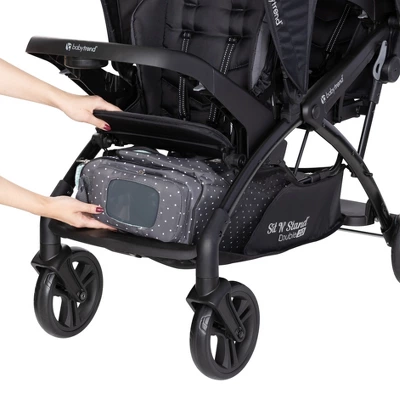 Baby Trend Sit N' Stand Double 2.0 Stroller - Madrid Black 8 Baby Trend Sit N' Stand Double 2.0 Stroller - Madrid Black - Image 8