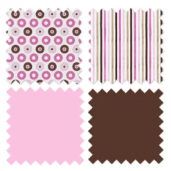 Bacati - Mod Dots/Stripes Pink/choco Dots Changing Pad Cover -Baby Trend Store GUEST adf3b9d9 8fbd 4f5c a70c dcb195df4bad