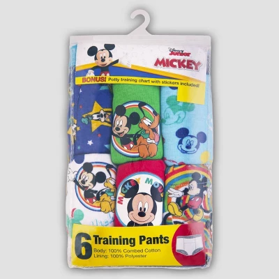 Toddler Boys' Mickey Mouse 6pk Training Underwear 1 Toddler Boys' Mickey Mouse 6pk Training Underwear
