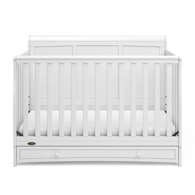 Graco Asheville 5-in-1 Convertible Crib With Drawer - White 3 Graco Asheville 5-in-1 Convertible Crib With Drawer - White - Image 3