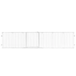 Regalo 130" 6 Panel Super Wide 2-in-1 Configurable Metal Safety Gate