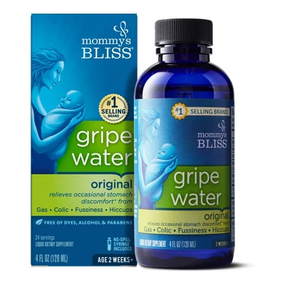 Mommy’s Bliss Mommy's Bliss Gripe Water For Babies With Gas, Colic Or Stomach Discomfort - 4 Fl Oz 1 Mommy’s Bliss Mommy's Bliss Gripe Water For Babies With Gas, Colic Or Stomach Discomfort - 4 Fl Oz