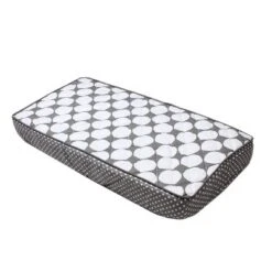 Bacati - MixNMatch Gray Large Dots Changing Pad Cover -Baby Trend Store GUEST c13db3f1 cc89 40e9 a76a 2bfac5d34fd8
