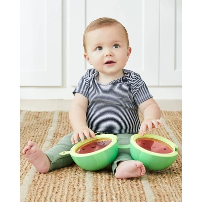 Skip Hop Farmstand Rattle Melon Drum Musical Toy 1 Skip Hop Farmstand Rattle Melon Drum Musical Toy