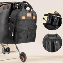 KeaBabies Bree Diaper Bag Backpack, Waterproof Baby Diaper Bags With Changing Pad, Girl, Boy, 2 Kids Travel Essentials (Charcoal) -Baby Trend Store GUEST c20ddb82 d9f7 4cc3 8720 56f867d7bc60