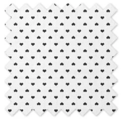 Bacati - Hearts Quilted Muslin Changing Pad Cover Black -Baby Trend Store GUEST c711d6d2 f07e 41c4 b967 33788ed5ef0c