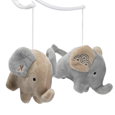 Bedtime Originals Elephant Love Musical Baby Crib Mobile Soother Toy - Gray 2 Bedtime Originals Elephant Love Musical Baby Crib Mobile Soother Toy - Gray - Image 2