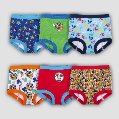 Toddler Boys' Mickey Mouse 6pk Training Underwear 5 Toddler Boys' Mickey Mouse 6pk Training Underwear - Image 5