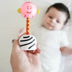 SmartNoggin NogginStik Developmental Light-up Rattle And Parent Guide