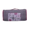 Bacati - Owls Pink Gray Girls Cotton Toddler Nap Mat