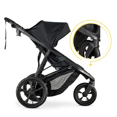 BOB Gear Wayfinder Jogging Stroller With Dual Suspension And Air-Filled Tyres - Nightfall 2 BOB Gear Wayfinder Jogging Stroller With Dual Suspension And Air-Filled Tyres - Nightfall - Image 2