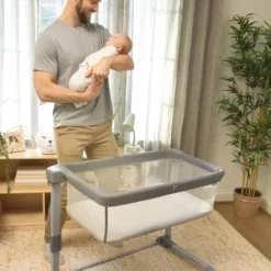 SwaddleMe Beginnings Bassinet Select - Compact Fold Multi-Position Baby Bassinet With Air Flow Mattress - Gray Tweed 11 SwaddleMe Beginnings Bassinet Select - Compact Fold Multi-Position Baby Bassinet With Air Flow Mattress - Gray Tweed -Baby Trend Store GUEST d16dddc1 289c 47f4 ab97 1236f84ebaf0