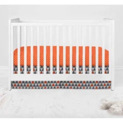 Bacati - Playful Fox Orange Gray 3 Pc Crib Bedding Set -Baby Trend Store GUEST d2d9b358 21ed 4efd 96aa 7d193edd385d