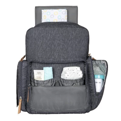 Eddie Bauer Cascade Plaid Diaper Bag - Gray 3 Eddie Bauer Cascade Plaid Diaper Bag - Gray - Image 3