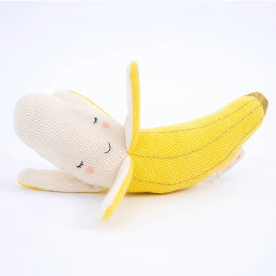 Meri-Meri Meri Meri Banana Baby Rattle (Pack Of 1) 1 Meri-Meri Meri Meri Banana Baby Rattle (Pack Of 1)