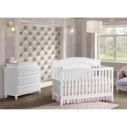 Oxford Baby Briella 4-in-1 Convertible Crib - White -Baby Trend Store GUEST d93671fe 3de0 4f76 a159 70d80c49fb00
