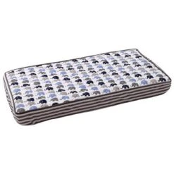 Bacati - Elephants Blue/Navy/Gray Mini Elephants Quilted Top Changing Pad Cover -Baby Trend Store GUEST dc0009ea b406 471f b73f 79a38f0cbbd2