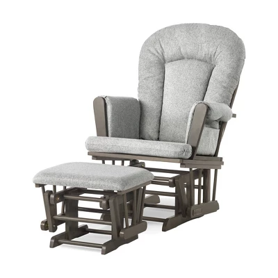 Child Craft Tranquil Glider And Ottoman - Dapper Gray 1 Child Craft Tranquil Glider And Ottoman - Dapper Gray