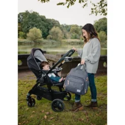 Eddie Bauer Canyon Summit Convertible Diaper Bag Backpack - Gray -Baby Trend Store GUEST defd6c89 0df8 4e41 95ee 9dff562d9eae