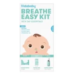 Frida Baby Baby Breathe Easy Kit Sick Day Essentials With Vapor Wipes, Vapor Rub And Vapor Drops