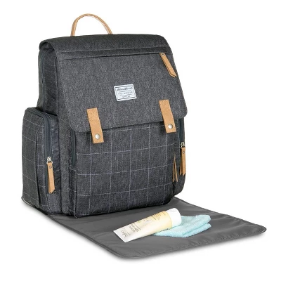 Eddie Bauer Cascade Plaid Diaper Bag - Gray 1 Eddie Bauer Cascade Plaid Diaper Bag - Gray