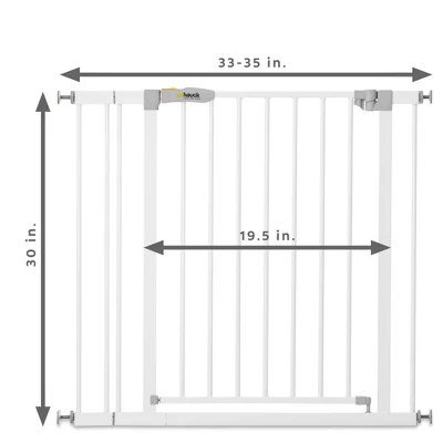 Hauck Open N Stop KD Pressure Fit Pet & Baby Safety Gate For Doorway, Stairway, Or Hallway, White 1 Hauck Open N Stop KD Pressure Fit Pet & Baby Safety Gate For Doorway, Stairway, Or Hallway, White