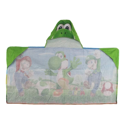 Super Mario Yoshi Hooded Towel 1 Super Mario Yoshi Hooded Towel