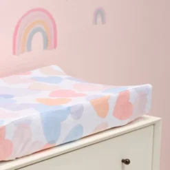 Bedtime Originals Rainbow Hearts Pink/Purple Baby/Infant Changing Pad Cover 8 Bedtime Originals Rainbow Hearts Pink/Purple Baby/Infant Changing Pad Cover -Baby Trend Store GUEST f6d5b7f1 a4f8 4a0e a2de 93edd7eaf19b