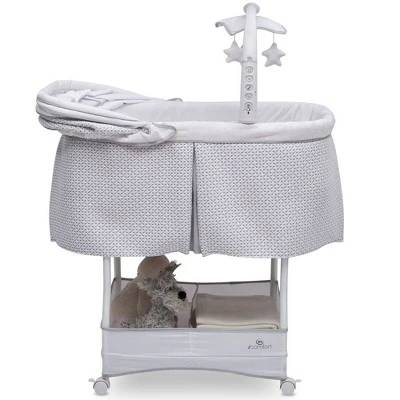 Delta Children Serta IComfort Hands-Free Auto-Glide Bedside Bassinet Portable Crib Features Silent Smooth Gliding Motion That Soothes Baby - Cameron 3 Delta Children Serta IComfort Hands-Free Auto-Glide Bedside Bassinet Portable Crib Features Silent Smooth Gliding Motion That Soothes Baby - Cameron - Image 3