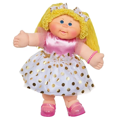 Cabbage Patch Kids Vintage Retro Style Yarn Hair Doll - Original Blonde Hair/Blue Eyes, 16" - Amazon Exclusive - Easy To Open Packaging 1 Cabbage Patch Kids Vintage Retro Style Yarn Hair Doll - Original Blonde Hair/Blue Eyes, 16" - Amazon Exclusive - Easy To Open Packaging
